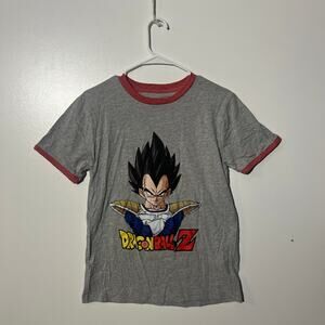 Dragon Ball Z Prince Vegeta Graphic Print Design Shirt Casual Mens Size‎ Small